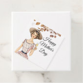 Moederdag Gift Labels - Dame met bruin Pet (In situ)