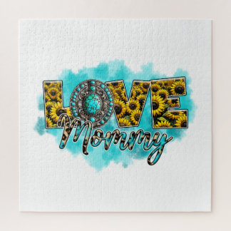 Moederdag Gift | Love Floral Mama Legpuzzel