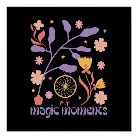 Moederdag Gift | Magische momenten Perfect Poster (Voorkant)
