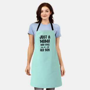 Moederdag Gift Mama zoon bijpassende keuken Schort