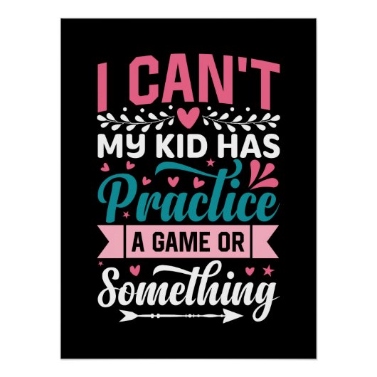 Moederdag Gift | Mijn Kind heeft een spelletje ges Perfect Poster (Voorkant)