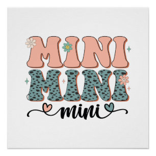 Moederdag Gift Mini Floral Perfect Poster
