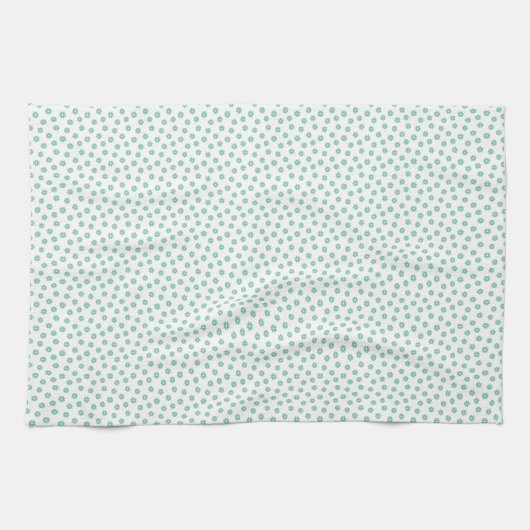 Moederdag Gift | Mint Daisies Theedoek (Horizontaal)