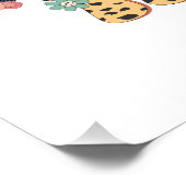 Moederdag Gift | Nana Flower Perfect Poster (Hoek)