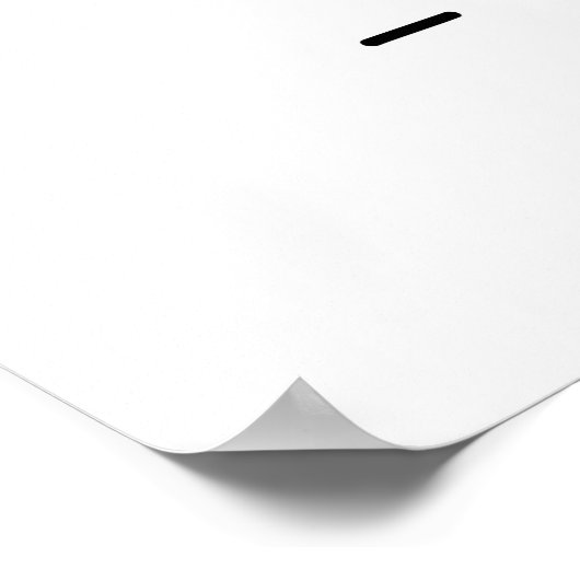 Moederdag Gift omdat ik zo Poster zei (Hoek)