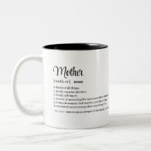Moederdag Gift Personalized Ma Definition Mok
