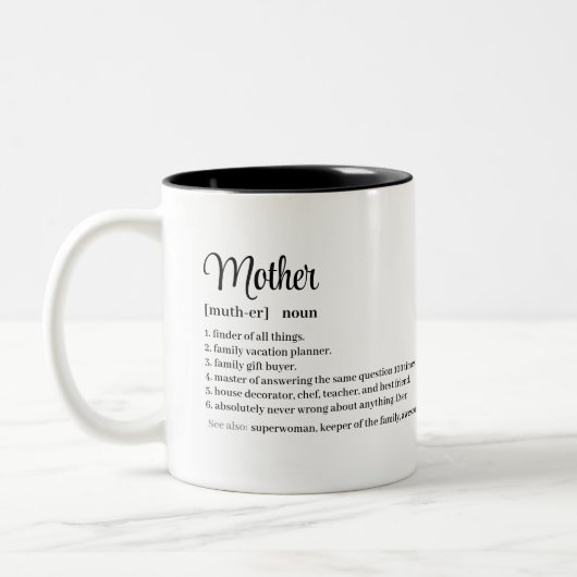 Moederdag Gift Personalized Ma Definition Mok (Links)