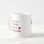Moederdag Gift van Son Love mama Quote Koffiemok (Voorkant links)