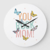 Moederdag Gift, Verjaardagscadeau voor Mam, Nieuwe Grote Klok (Voorkant)