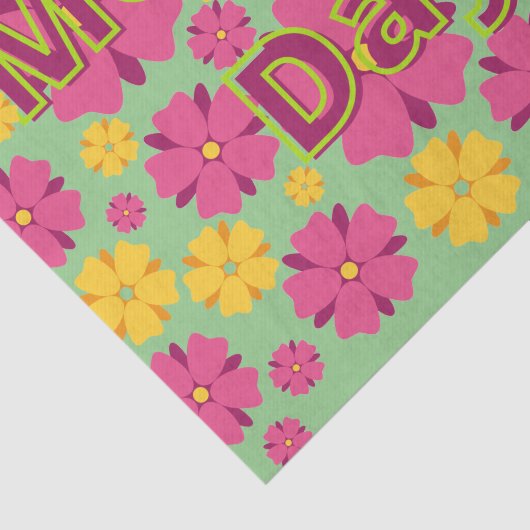 moederdag glorieuze bloemen tissuepapier (Detail)