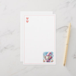 Moederdag Gnome Love Briefpapier