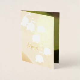 Moederdag Gold Folie Kaarten