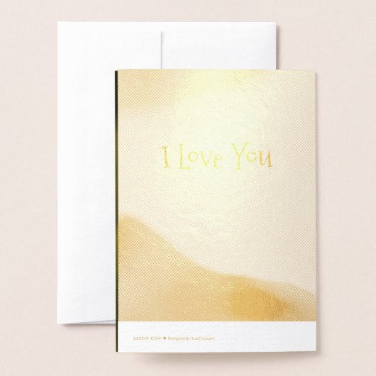  Moederdag Gold Folie Kaarten (Met envelop)