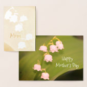  Moederdag Gold Folie Kaarten (Display)