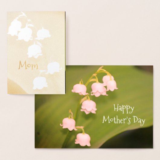  Moederdag Gold Folie Kaarten (Display)