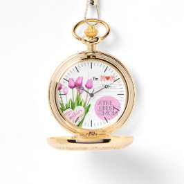 Moederdag Gold Pocket Watch Horloge