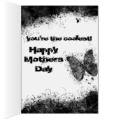 Moederdag Gothic Roze Sinaasappel met huid, hart (Binnen (Rechts))