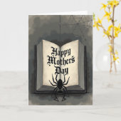 Moederdag gotische kaart (Gele Bloem)