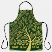 Moederdag goudboom van het leven beste mam ooit schort (Voorkant)