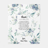 Moederdag Grandma Grammy Nana van kleinkinderen Fleece Deken (Voorkant)