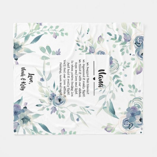 Moederdag Grandma Grammy Nana van kleinkinderen Fleece Deken (Voorkant (Horizontaal))