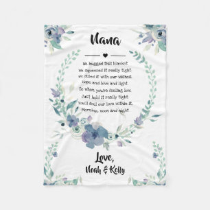 moederdag Grandma Grammy Nana van kleinkinderen Fleece Deken