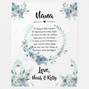 moederdag Grandma Grammy Nana van kleinkinderen Fleece Deken