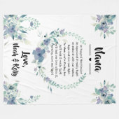 moederdag Grandma Grammy Nana van kleinkinderen Fleece Deken (Voorkant (Horizontaal))