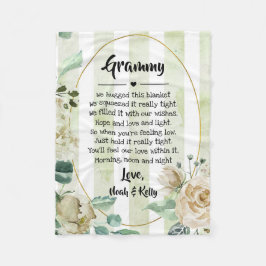 moederdag Grandma Grammy Nana van kleinkinderen Fleece Deken