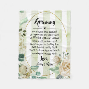 moederdag Grandma Grammy Nana van kleinkinderen Fleece Deken