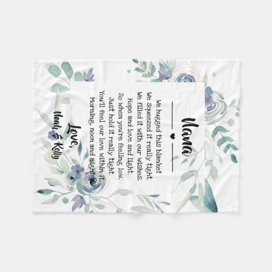 Moederdag Grandma Grammy Nana van kleinkinderen Fleece Deken (Voorkant (Horizontaal))