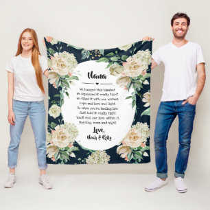 moederdag Grandma Grammy Nana van kleinkinderen Fleece Deken