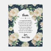 moederdag Grandma Grammy Nana van kleinkinderen Fleece Deken (Voorkant)