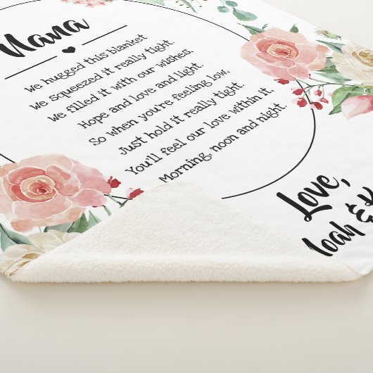 moederdag Grandma Grammy Nana van kleinkinderen Sherpa Deken (3/4)