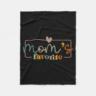 Moederdag grapje van mama's favoriete grapje  fleece deken