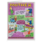 Moederdag Grappige Cartoons & Verhaal (Voorkant)
