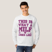 Moederdag, grappige Moederdag cadeaus voor haar, M T-shirt (Voorkant volledig)