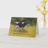 Moederdag: Grappige Woordspeling, het Schilderen Kaart (Gele Bloem)