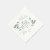 Moederdag Green Leaves Krans | Papieren Servetten (Hoek)