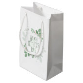 moederdag Green Leaves Wreath | Gift Bag Klein Cadeauzakje (Achterkant Gekanteld)