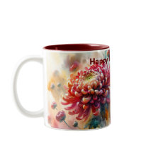  "Moederdag" grillige bloemige moeder