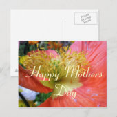Moederdag groet briefkaart (Voorkant / Achterkant)