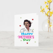 Moederdag groet voor verpleegsters  kaart (Gele Bloem)