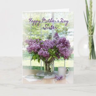 Moederdag Groet - Zuster - Lilacs Kaart