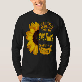 Moederdag Grootouders Dag Grote Zonnebloem Babush T-shirt