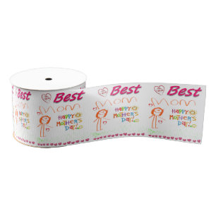 Moederdag Grosgrain Lint