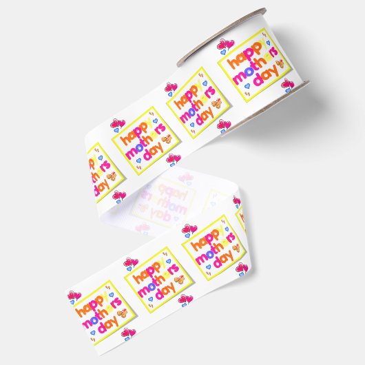 Moederdag Grosgrain Lint (Achterkant)