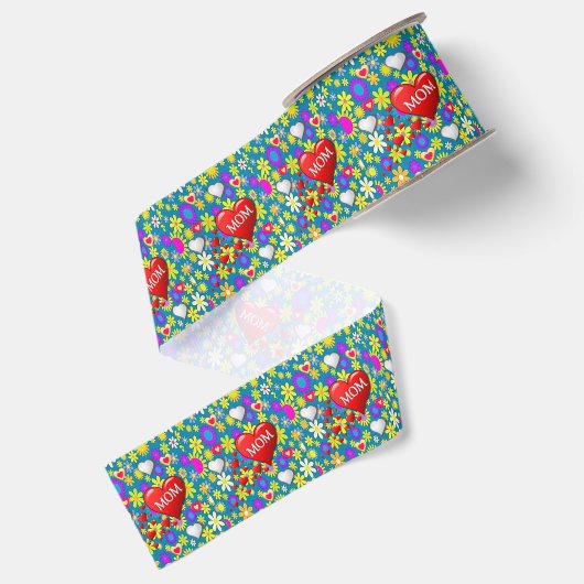 Moederdag Grosgrain Lint (Achterkant)