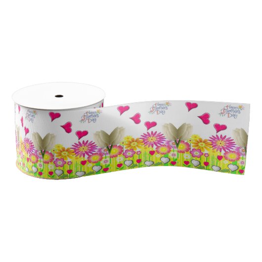 Moederdag Grosgrain Lint (Spoel)