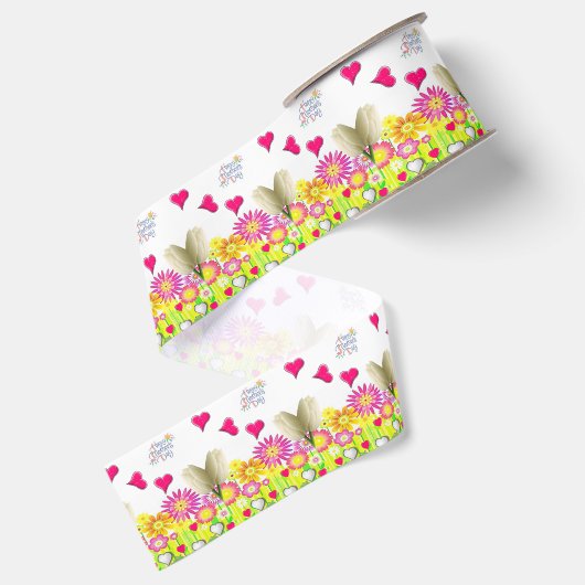 Moederdag Grosgrain Lint (Achterkant)